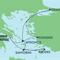 Norwegian Getaway, 7 Night Greek Isles: Santorini, Rhodes &amp; Istanbul ex Athens (Piraeus) Greece Return