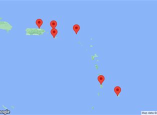 Rhapsody of the Seas, 7 Night Southern Caribbean Cruise ex San Juan, Puerto Rico Return Rhapsody of the Seas, 7 Night Southern Caribbean Cruise ex San Juan, Puerto Rico Return
