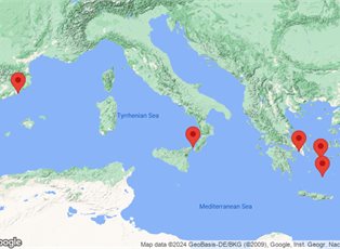 Brilliance of the Seas, 7 Night Greece & Italy Cruise ex Athens (Piraeus) Greece to Barcelona, Spain
