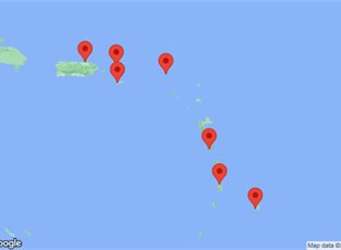 Rhapsody of the Seas, 8 Night Southern Caribbean Cruise ex San Juan, Puerto Rico Return Rhapsody of the Seas, 8 Night Southern Caribbean Cruise ex San Juan, Puerto Rico Return