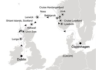Silver Wind, 9 Nights Copenhagen to Dublin ex Copenhagen, Denmark to Dublin, Ireland