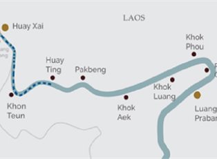 Anouvong, Golden Triangle Traverse (July to October) ex Huay Xai to Luang Prabang