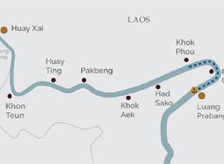 Anouvong, Golden Triangle Traverse (July to October) ex Luang Prabang to Huay Xai