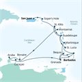 Seabourn Ovation, 20 Night Holiday Caribbean Enchantment ex San Juan, Puerto Rico to Bridgetown, Barbados