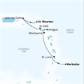Seabourn Ovation, 7 Night Classic Caribbean Yacht Harbors ex Bridgetown, Barbados to Philipsburg, St Maarten