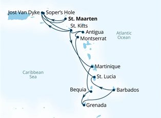 Seabourn Ovation, 14 Night Gems Of The Caribbean ex Philipsburg, St Maarten Return Seabourn Ovation, 14 Night Gems Of The Caribbean ex Philipsburg, St Maarten Return