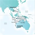 Seabourn Sojourn, 23 Night World Cruise: Australia, Indonesia &amp; The Philippines ex Perth (Fremantle), WA Australia to Hong Kong