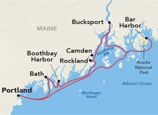 American Legend, Maine Coast and Harbors Cruise ex Portland Return