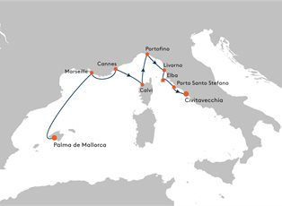 Europa 2, 9 Night Sophisticated Flair And Italian Lifestyle ex Mallorca, Spain to Rome (Civitavecchia), Italy Europa 2, 9 Night Sophisticated Flair And Italian Lifestyle ex Mallorca, Spain to Rome (Civitavecchia), Italy