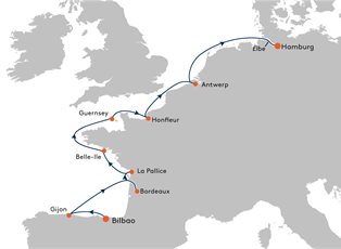 Europa 2, 12 Night Western Europe’s Most Beautiful Ports ex Bilbao, Spain to Hamburg, Germany Europa 2, 12 Night Western Europe’s Most Beautiful Ports ex Bilbao, Spain to Hamburg, Germany