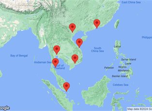 Azamara Onward, Vietnam & Thailand Pathways Voyage ex Hong Kong to Singapore