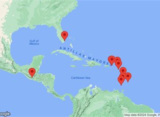 Azamara Quest, 11 Night Eastern Caribbean Voyage ex Miami, Florida USA to Bridgetown, Barbados