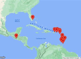 Azamara Quest, 15 Night Eastern Caribbean Voyage ex Miami, Florida USA to Bridgetown, Barbados