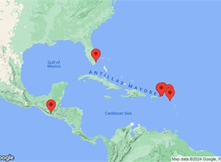 Azamara Onward, 11 Night Eastern Caribbean Voyage ex Miami, Florida USA Return