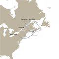 Queen Mary 2, 7 Nights Canada ex Quebec, QC, Canada to New York, NY, USA