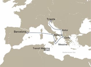 Queen Victoria, 7 Nights Italy And Adriatic ex Barcelona, Spain to Trieste, Italy