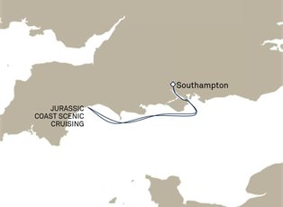 Queen Mary 2, 2 Nights Scenic Jurassic Coast Voyage ex Southampton, England, UK Return