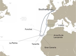 Queen Victoria, 14 Nights Canary Islands ex Southampton, England, UK Return