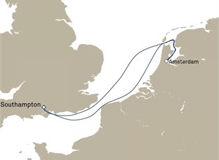 Queen Victoria, 4 Nights Short Break To Amsterdam ex Southampton, England, UK Return