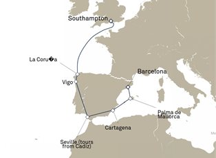 Queen Victoria, 11 Nights Spain And Portugal ex Barcelona, Spain to Southampton, England, UK