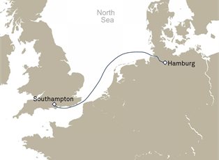 Queen Anne, 2 Nights Hamburg To Southampton ex Hamburg, Germany to Southampton, England, UK