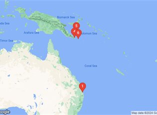 Pacific Encounter, 8 Night New Guinea Island Encounter ex Brisbane Return Pacific Encounter, 8 Night New Guinea Island Encounter ex Brisbane Return