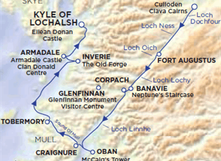 Lord of the Highlands, Secrets of the Highlands ex Inverness to Kyle of Lochalsh Lord of the Highlands, Secrets of the Highlands ex Inverness to Kyle of Lochalsh