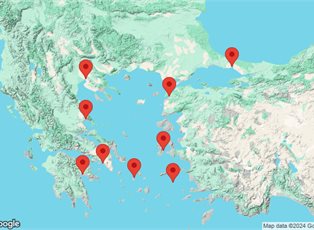 Azamara Quest, Greece & Turkey Cruise: Istanbul, Thessaloniki & Athens ex Athens (Piraeus) Greece Return Azamara Quest, Greece & Turkey Cruise: Istanbul, Thessaloniki & Athens ex Athens (Piraeus) Greece Return