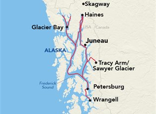 American Constellation, Southeast Alaska Cruise ex Juneau Return