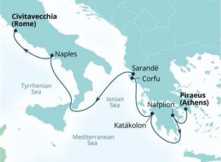 Seabourn Quest, 7 Night Grecian & Roman Gems ex Athens (Piraeus) Greece to Rome (Civitavecchia), Italy Seabourn Quest, 7 Night Grecian & Roman Gems ex Athens (Piraeus) Greece to Rome (Civitavecchia), Italy