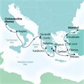 Seabourn Quest, 14 Night Turkey, Greece &amp; Roman Gems ex Istanbul, Turkey to Rome (Civitavecchia), Italy