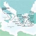 Seabourn Quest, 21 Night Ephesus, Grecian Gems, Turkey &amp; Rome ex Athens (Piraeus) Greece to Rome (Civitavecchia), Italy