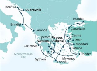 Seabourn Quest, 21 Night Ephesus, Turkey, Grecian Gems & Dalmatian Delights ex Dubrovnik, Croatia to Athens (Piraeus) Greece Seabourn Quest, 21 Night Ephesus, Turkey, Grecian Gems & Dalmatian Delights ex Dubrovnik, Croatia to Athens (Piraeus) Greece