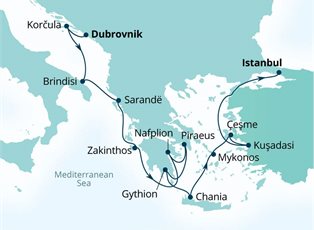 Seabourn Quest, 14 Night Ephesus, Grecian Gems & Dalmatian Delights ex Dubrovnik, Croatia to Istanbul, Turkey Seabourn Quest, 14 Night Ephesus, Grecian Gems & Dalmatian Delights ex Dubrovnik, Croatia to Istanbul, Turkey