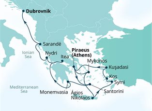 Seabourn Quest, 14 Night Grecian Gems, Ephesus & Dalmatian Delights ex Athens (Piraeus) Greece to Dubrovnik, Croatia Seabourn Quest, 14 Night Grecian Gems, Ephesus & Dalmatian Delights ex Athens (Piraeus) Greece to Dubrovnik, Croatia