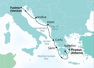 Seabourn Quest, 7 Night Adriatic & Grecian Gems ex Fusina, Italy to Athens (Piraeus) Greece Seabourn Quest, 7 Night Adriatic & Grecian Gems ex Fusina, Italy to Athens (Piraeus) Greece
