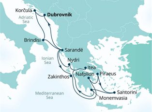 Seabourn Quest, 14 Night Dalmatian Delights & Grecian Gems ex Dubrovnik, Croatia Return Seabourn Quest, 14 Night Dalmatian Delights & Grecian Gems ex Dubrovnik, Croatia Return