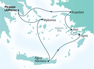 Seabourn Quest, 7 Night Ephesus & Greek Island Gems ex Athens (Piraeus) Greece Return Seabourn Quest, 7 Night Ephesus & Greek Island Gems ex Athens (Piraeus) Greece Return