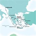 Seabourn Quest, 14 Night Grecian Gems, Ephesus &amp; Dalmatian Delights ex Athens (Piraeus) Greece to Dubrovnik, Croatia