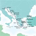 Seabourn Quest, 21 Night Jewels Of The Adriatic &amp; Aegean ex Istanbul, Turkey to Athens (Piraeus) Greece