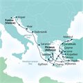 Seabourn Quest, 21 Night Treasures Of The Greek Isles, Adriatic &amp; Ephesus ex Athens (Piraeus) Greece to Fusina, Italy