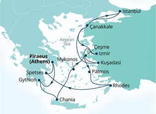Seabourn Quest, 14 Night Greek Isles & Ephesus ex Athens (Piraeus) Greece Return Seabourn Quest, 14 Night Greek Isles & Ephesus ex Athens (Piraeus) Greece Return