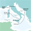 Seabourn Quest, 10 Night Tyrrhenian Treasures ex Monte Carlo, Monaco to Dubrovnik, Croatia
