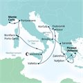 Seabourn Quest, 17 Night Tyrrhenian Treasures, Greece &amp; Dalmatian Delights ex Monte Carlo, Monaco to Athens (Piraeus) Greece