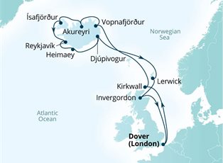 Seabourn Ovation, 14 Night Scottish Isles & Icelandic Intrigue ex Dover, England Return Seabourn Ovation, 14 Night Scottish Isles & Icelandic Intrigue ex Dover, England Return