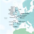 Seabourn Ovation, 29 Night Spain, France &amp; British Isles Explorer ex Lisbon, Portugal to Dover, England
