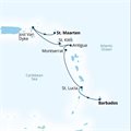 Seabourn Ovation, 7 Night Classic Caribbean Yacht Harbors ex Bridgetown, Barbados to Philipsburg, St Maarten