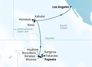 Seabourn Quest, 29 Night Splendors Of Hawaii & Polynesia ex Papeete, Tahiti to Long Beach, California, USA Seabourn Quest, 29 Night Splendors Of Hawaii & Polynesia ex Papeete, Tahiti to Long Beach, California, USA