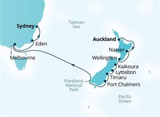 Seabourn Quest, 15 Night Australia & New Zealand ex Auckland, New Zealand to Sydney, NSW, Australia Seabourn Quest, 15 Night Australia & New Zealand ex Auckland, New Zealand to Sydney, NSW, Australia