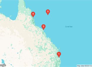 Pacific Encounter, 6 Night Barrier Reef Discovery ex Brisbane Return Pacific Encounter, 6 Night Barrier Reef Discovery ex Brisbane Return